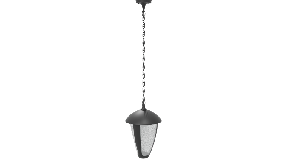 Hanging Outdoor Lantern Model - Professional 3D Model Render 6