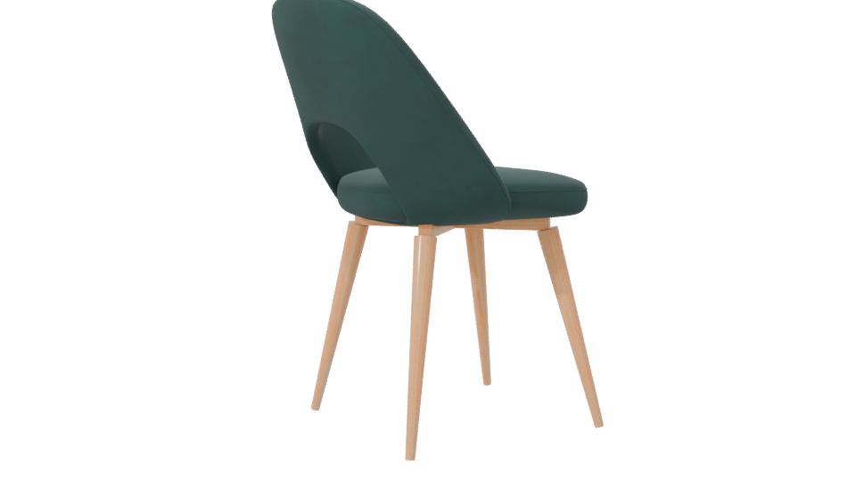 Stylish Modern Dining Chair 3D - Professional 3D Model Render 7