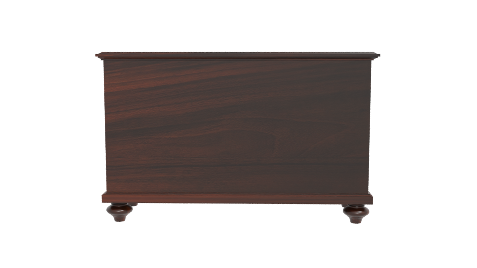 Elegant Wooden Sideboard Model - Professional 3D Model Render 5