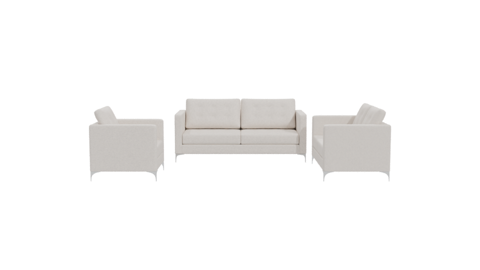 Elegant Modern Sofa Set 3D - Professional 3D Model Render 11