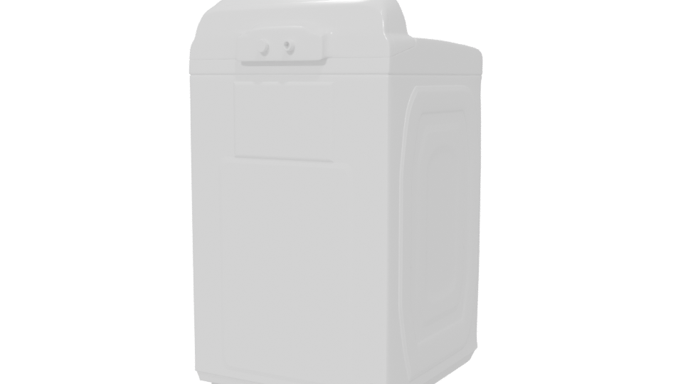 Top-Loading Washing Machine 3D Model - Professional 3D Model Render 6