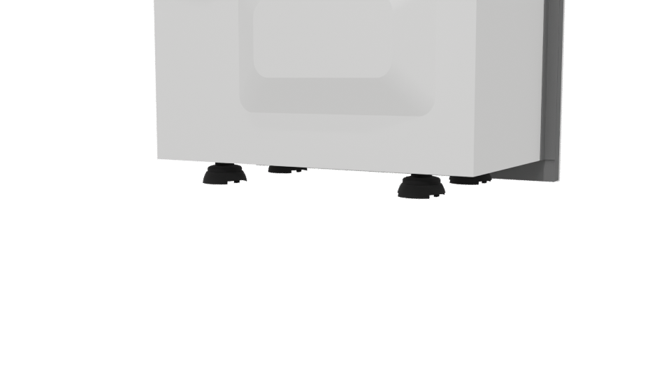 Sleek Modern Microwave Oven 3D Model - Professional 3D Model Render 6