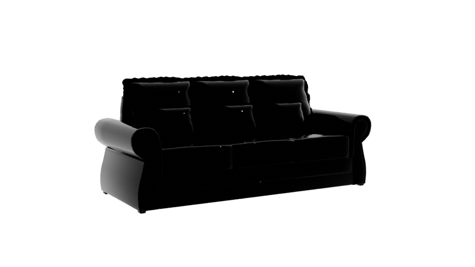 Elegant Vintage Sofa 3D Model - Professional 3D Model Render 10