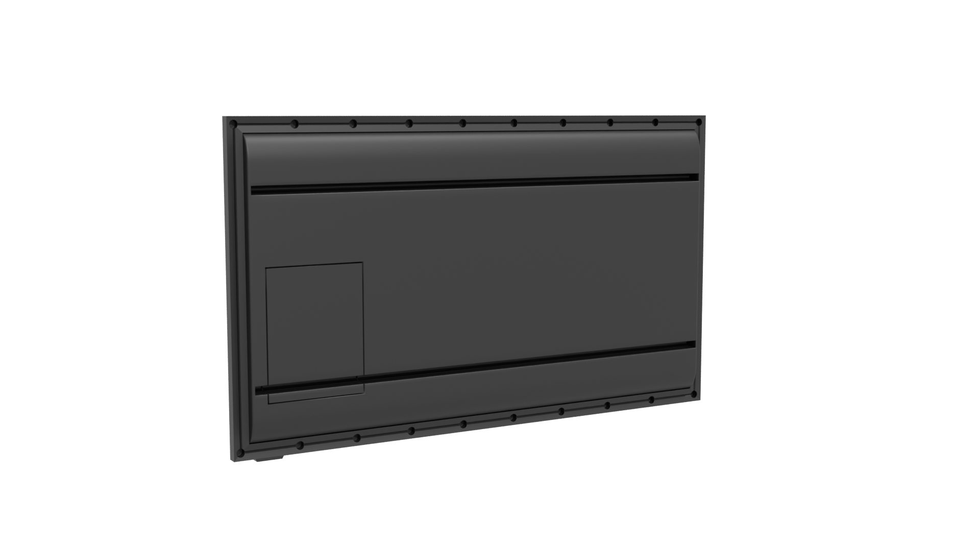 Sleek Modern Flat Screen TV - Professional 3D Model Render 4