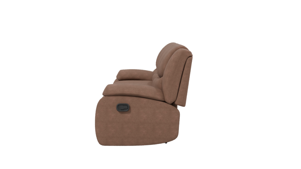 Cozy Fabric Sofa 3D Model - Professional 3D Model Render 2