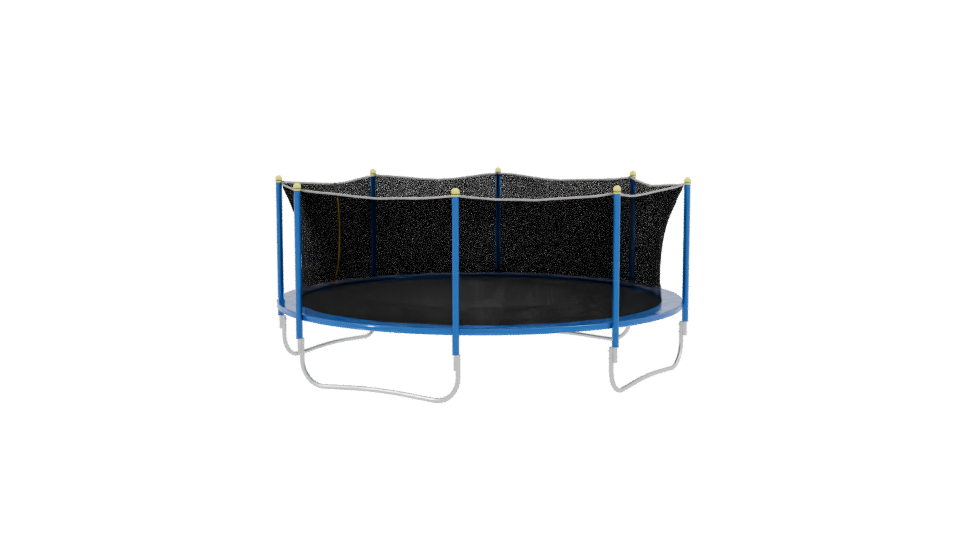 Round Jumping Trampoline Model - Professional 3D Model Render 3