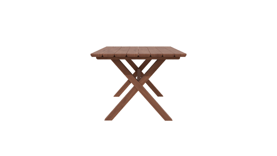 Kimberly Teak Dining Table 3D - Professional 3D Model Render 2
