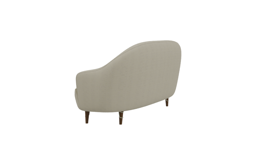 Stylish Mid-Century Sofa Model - Professional 3D Model Render 3