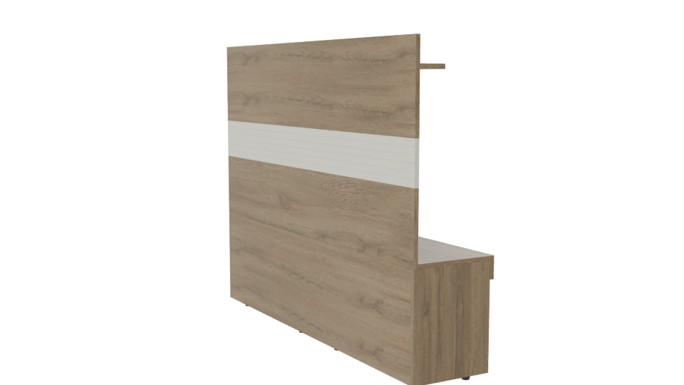 Stylish Modern TV Entertainment Center 3D Model - Professional 3D Model Render 7