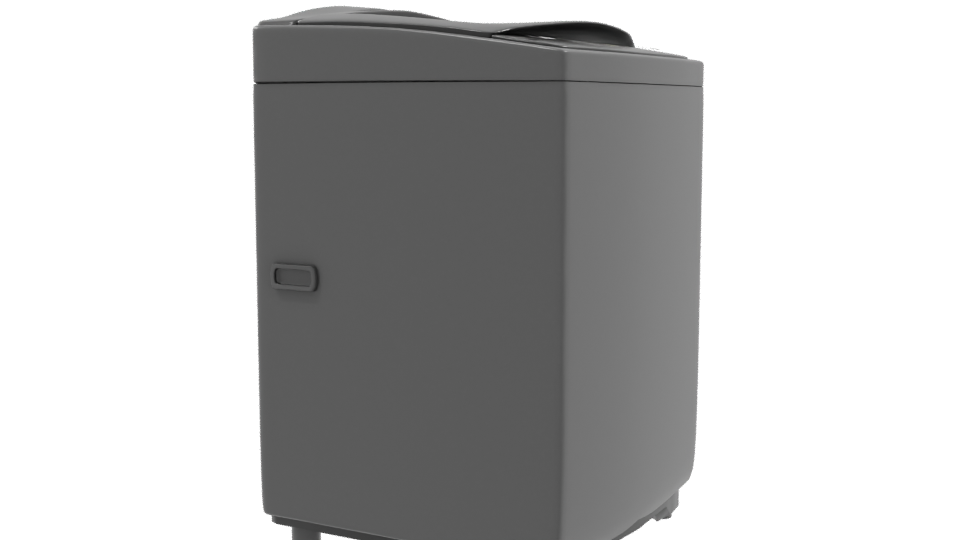 Stylish Household Washing Machine 3D - Professional 3D Model Render 9