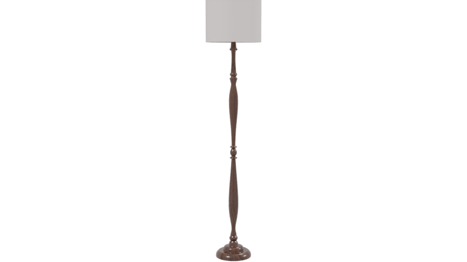Elegant Floor Lamp 3D Model - Professional 3D Model Render 2