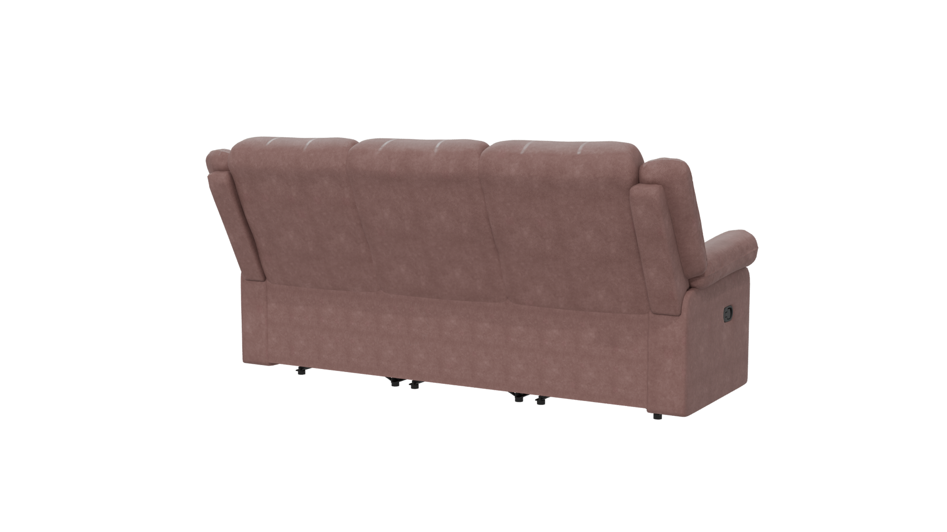Contemporary Reclining Sofa Model - Professional 3D Model Render 6