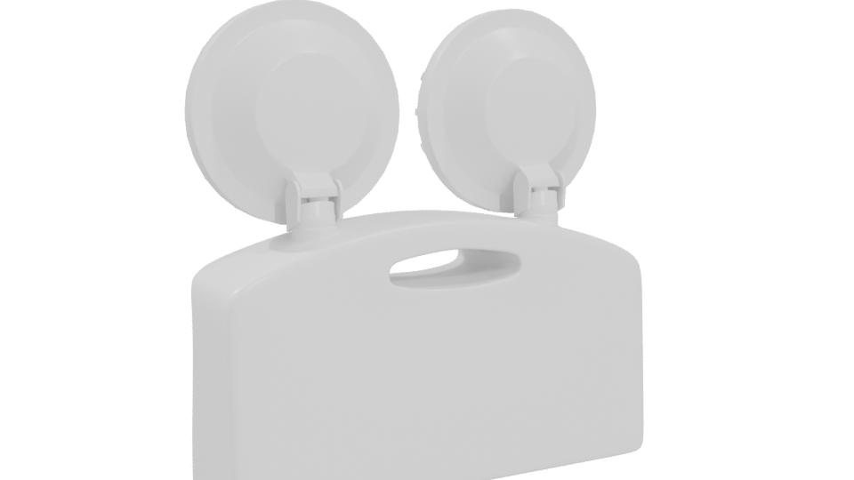 Dual Head LED Emergency Light 3D Model - Professional 3D Model Render 4