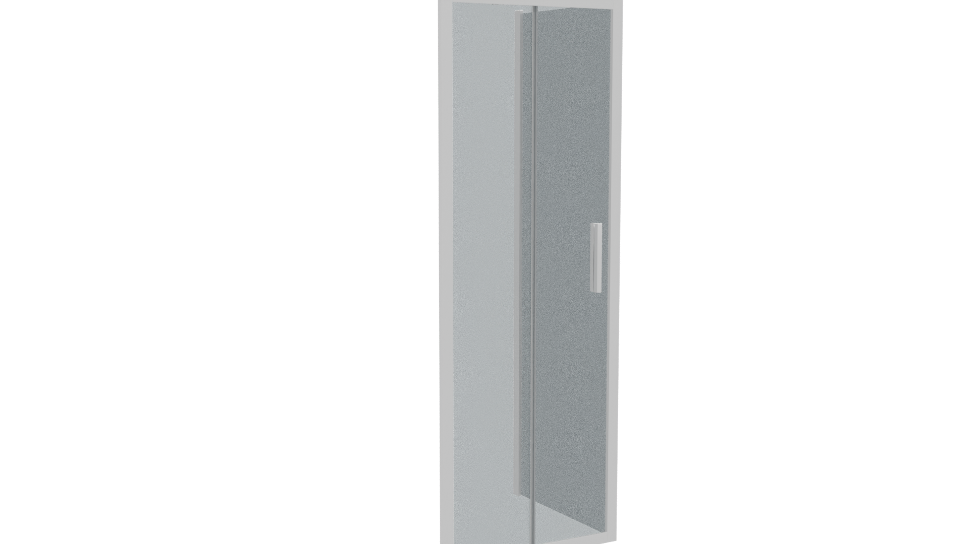 Stylish Glass Shower Door 3D - Professional 3D Model Render 22