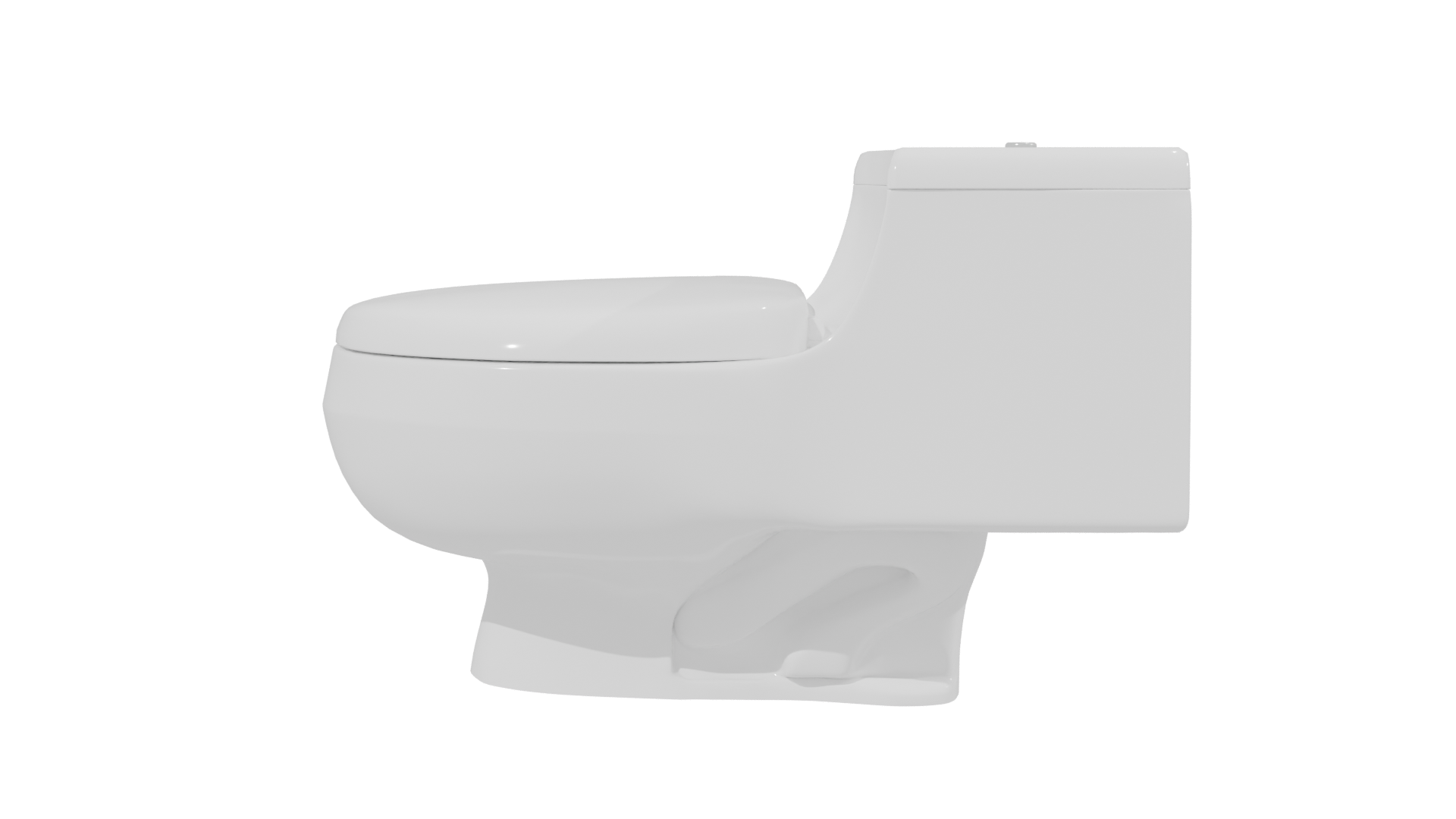 Modern Bathroom Toilet Model 3D - Professional 3D Model Render 2
