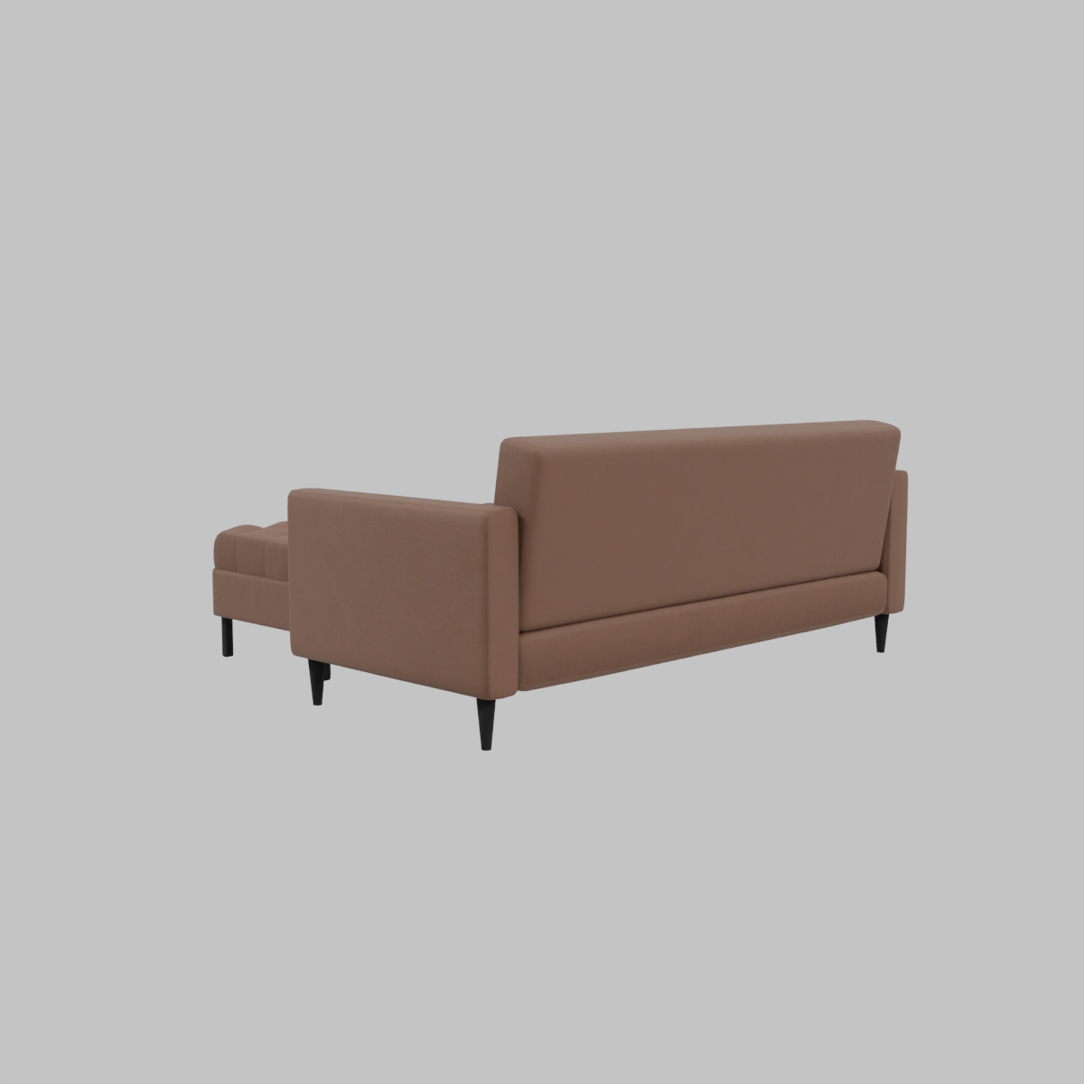 sofa-retro-3c-2-poufs-felpa-chocolate