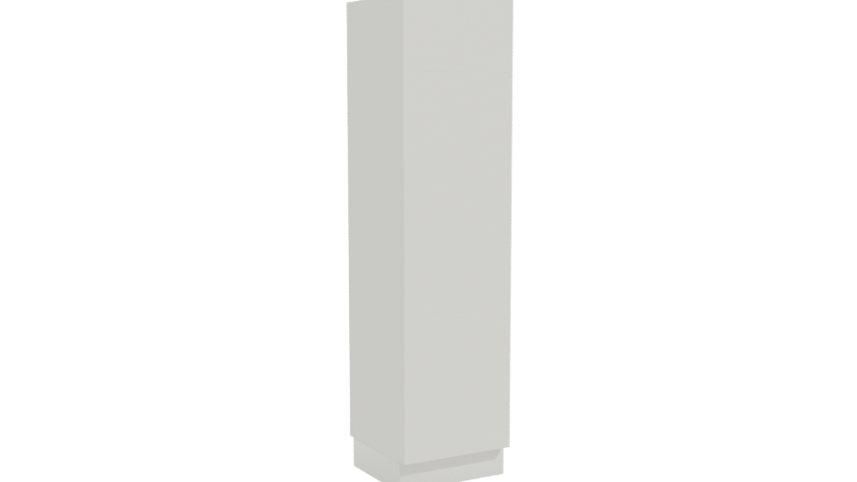Stylish Minimalist Tall Container 3D Model - Professional 3D Model Render 10
