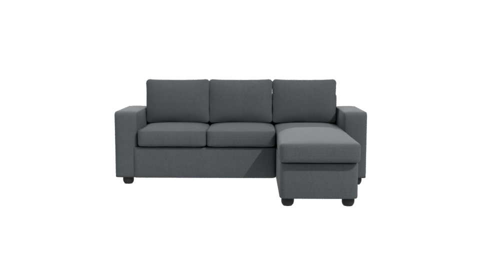 Stylish Sectional Couch 3D Model - Professional 3D Model Render 11