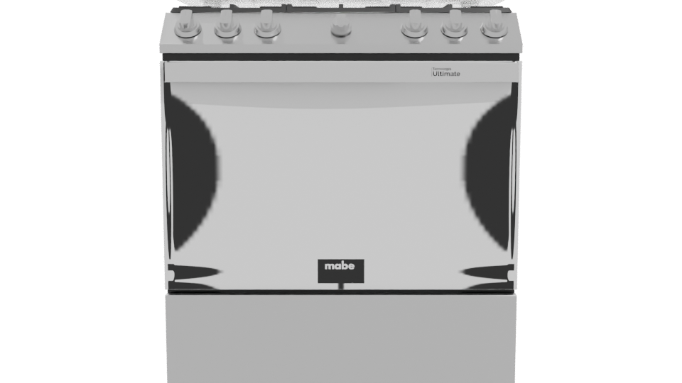 Sleek Modern Gas Range 3D - Professional 3D Model Render 11