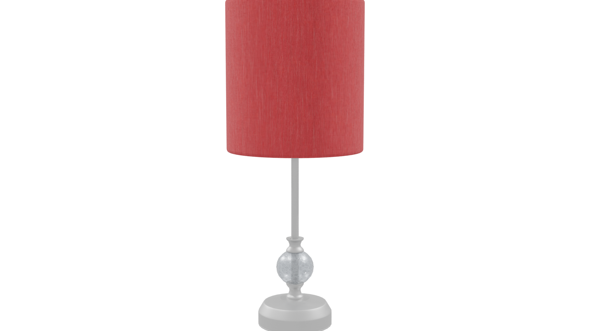 Stylish Red Table Lamp 3D - Professional 3D Model Render 9