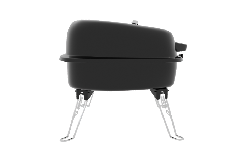 Compact Charcoal Grill Model 3D - Professional 3D Model Render 8