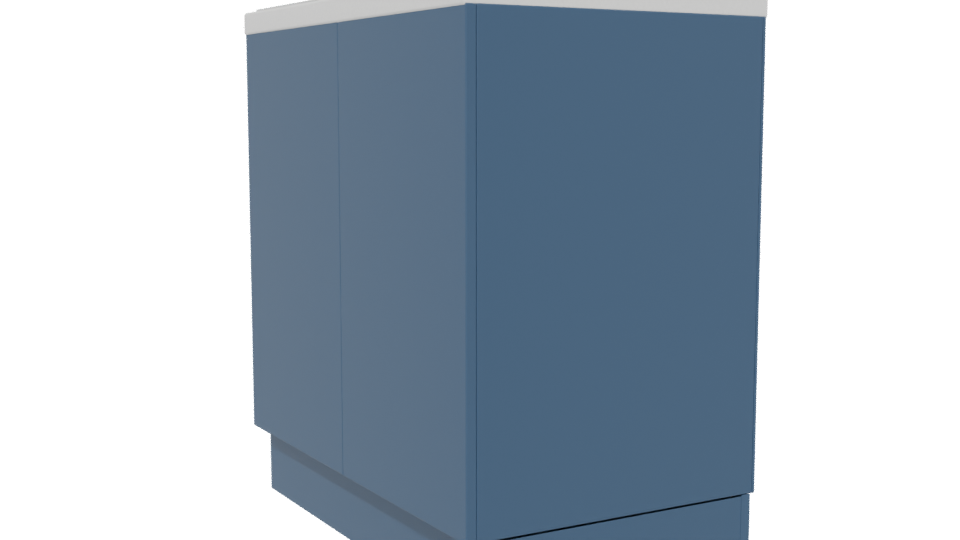 Sleek Minimalist Kitchen Cabinet 3D Model - Professional 3D Model Render 13