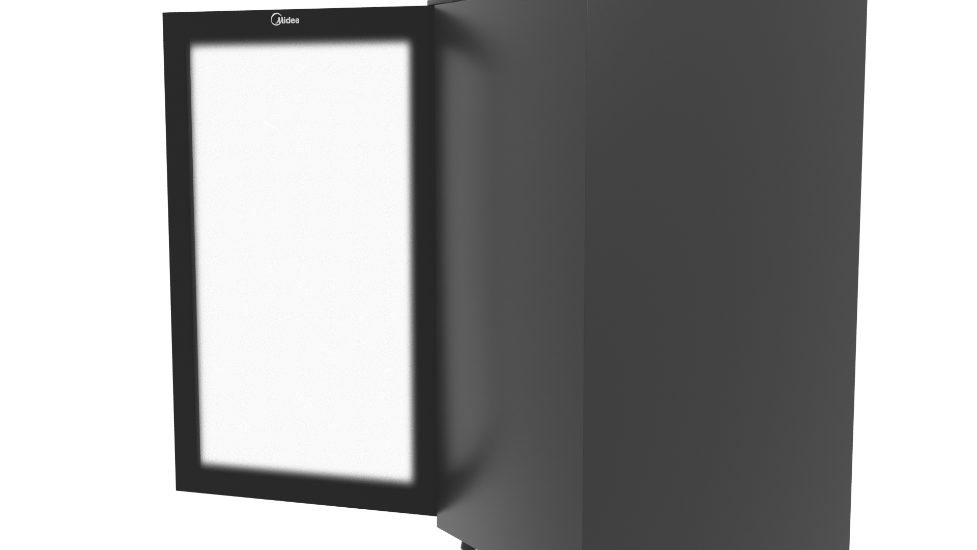 Modern Glass Door Refrigerator 3D - Professional 3D Model Render 4