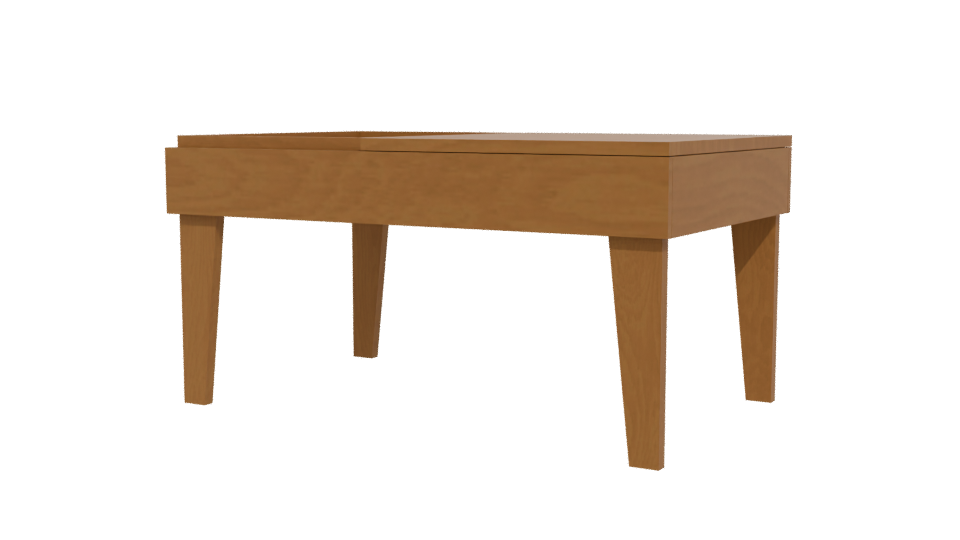 Stylish Modern Coffee Table 3D - Professional 3D Model Render 12