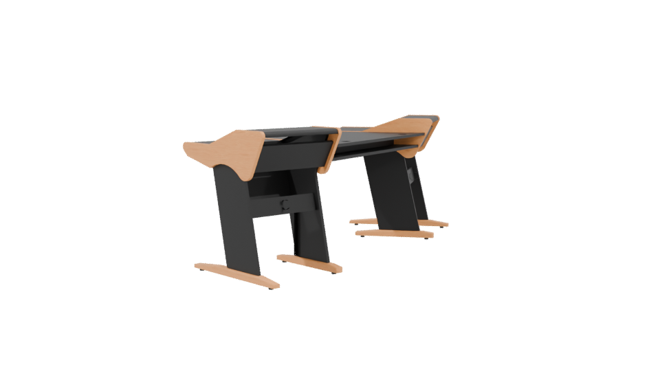 Modern Office Desk 3D Model - Professional 3D Model Render 3