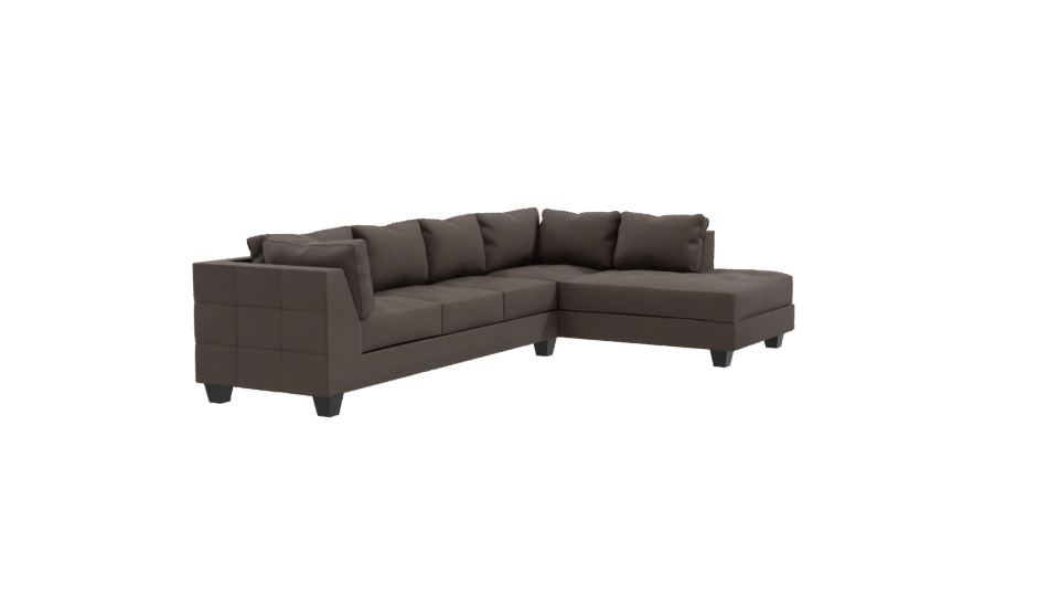 Stylish Modern Sectional Sofa 3D - Professional 3D Model Render 9