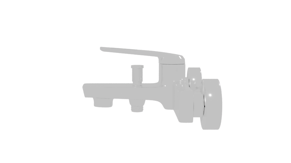 Stylish Bathroom Faucet 3D Model - Professional 3D Model Render 2