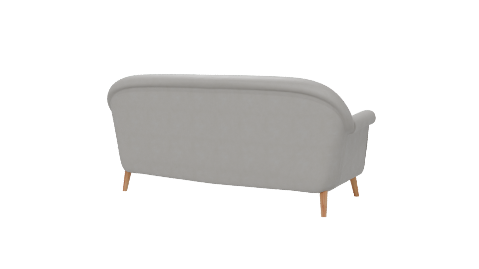 Stylish Minimalist Sofa 3D - Professional 3D Model Render 6