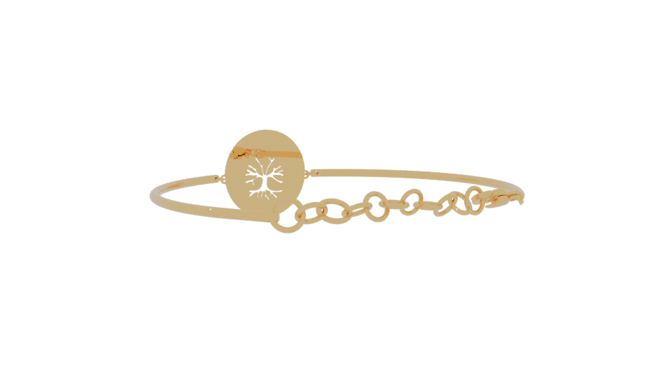 Inspirational Tree of Life Bracelet 3D Model - Professional 3D Model Render 4