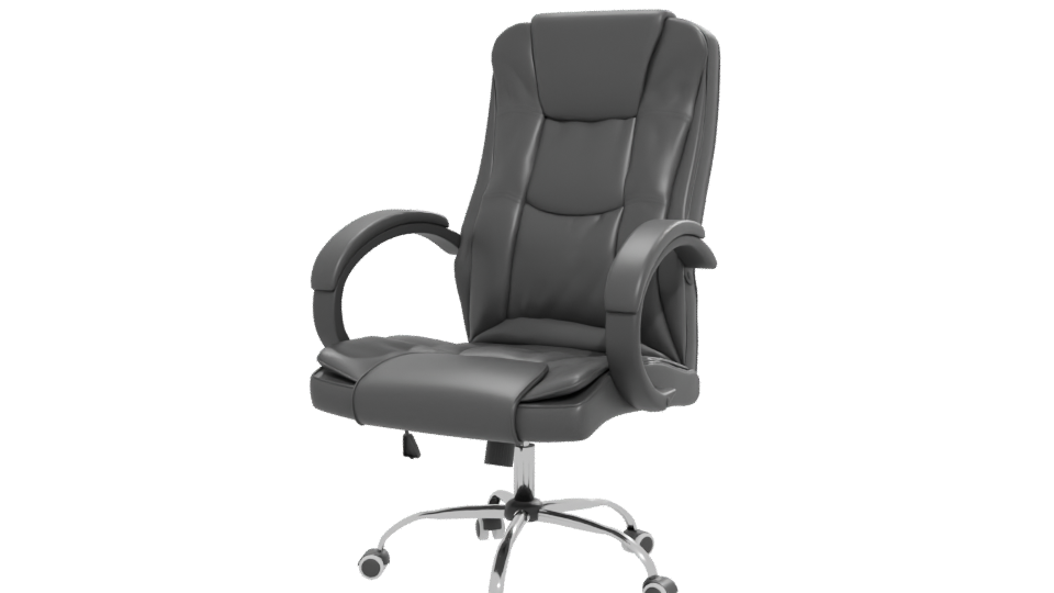 Ergonomic High-Back Office Chair 3D Model - Professional 3D Model Render 12