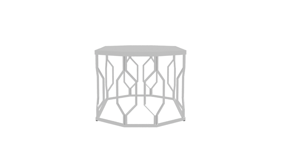 Elegant Modern Coffee Table 3D - Professional 3D Model Render 2