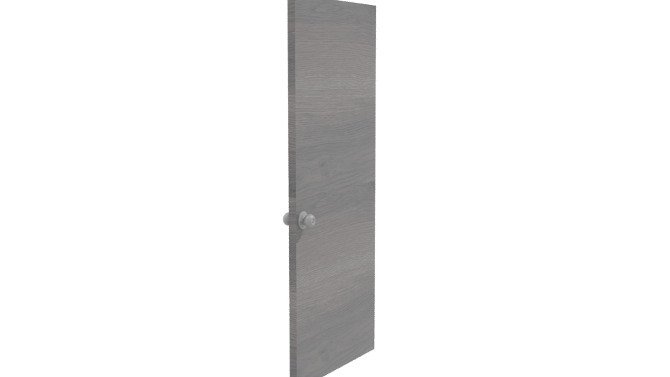 Sleek Modern Door 3D Model - Professional 3D Model Render 9