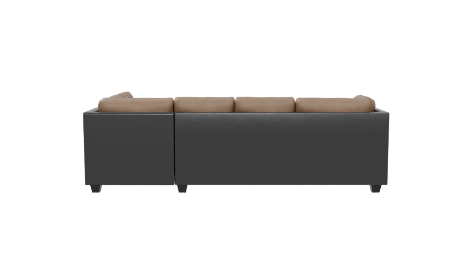 Stylish L-Shaped Sofa Model 3D - Professional 3D Model Render 5