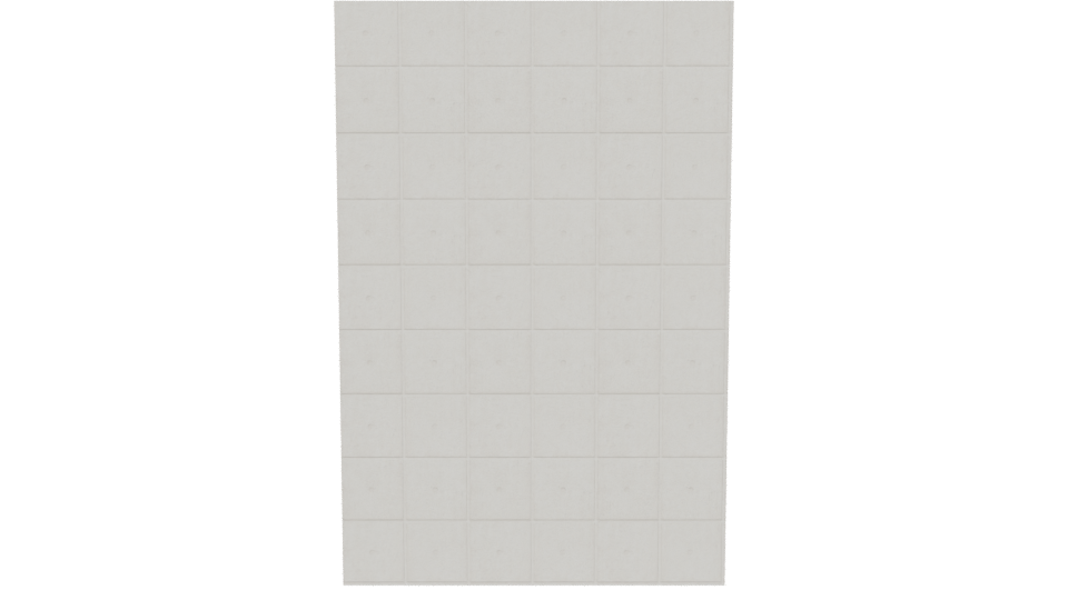 Minimalist White Wall Panel 3D - Professional 3D Model Render 11
