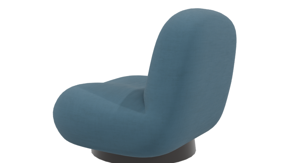 Stylish Modern Lounge Chair 3D - Professional 3D Model Render 3