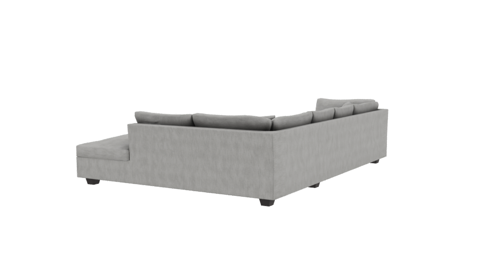 Luxurious Modern Sectional Sofa - Professional 3D Model Render 3
