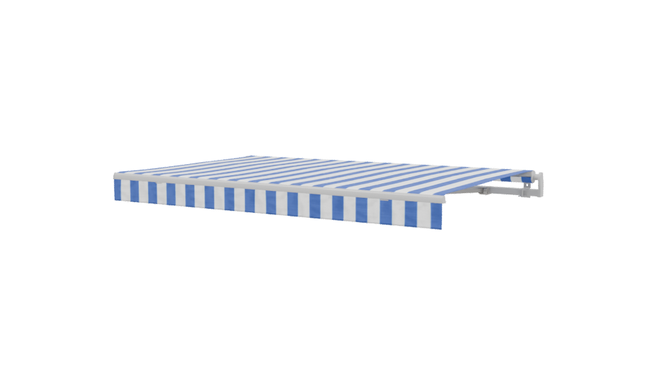 Striped Outdoor Canopy 3D Model - Professional 3D Model Render 3