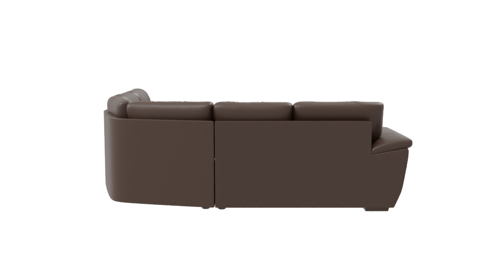 Modern L-Shaped Sofa 3D Model - Professional 3D Model Render 8