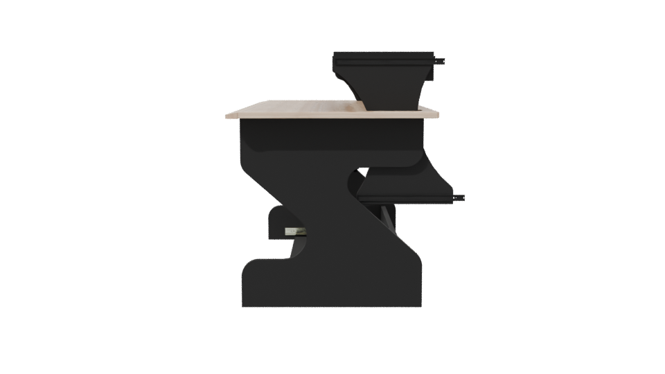 Stylish Modern Office Desk 3D - Professional 3D Model Render 2