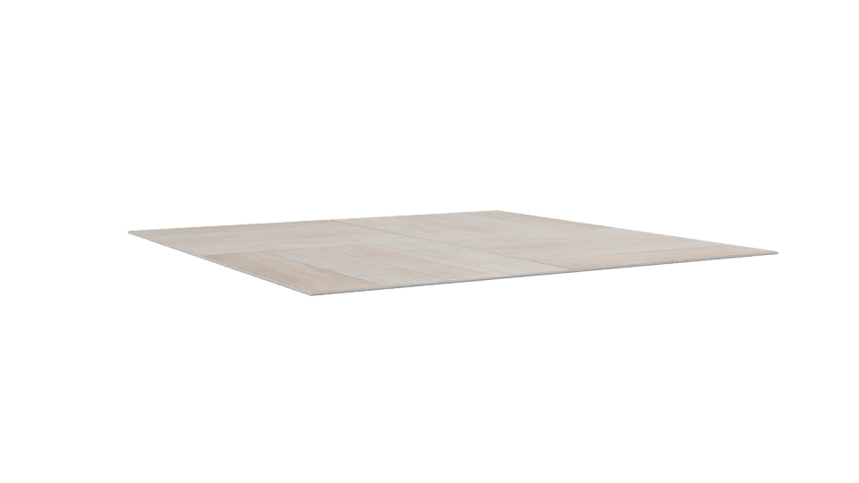 Minimalist Light Wood Floor Tiles - Professional 3D Model Render 7