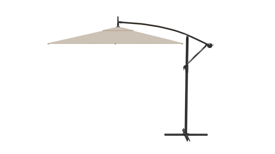 Stylish Outdoor Umbrella 3D Model - Professional 3D Model Render 5