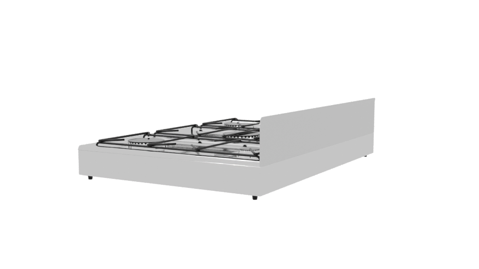 Industrial Gas Stove Model 3D - Professional 3D Model Render 3