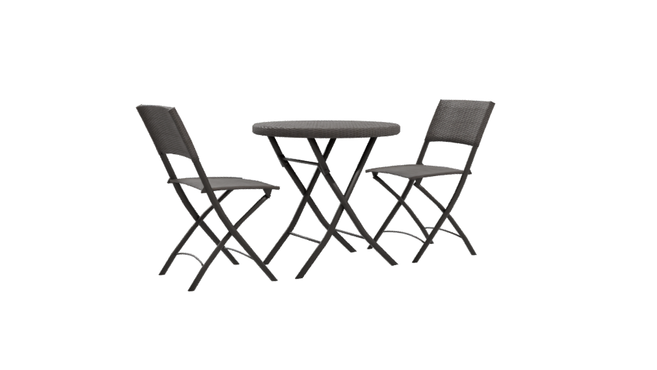 Stylish Outdoor Table Set 3D - Professional 3D Model Render 10