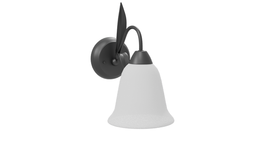 Contemporary Wall-Mounted Lamp 3D Model - Professional 3D Model Render 7
