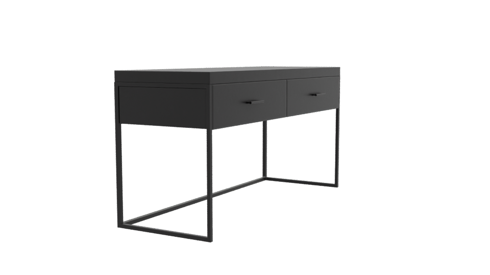 Sleek Modern Desk 3D Model - Professional 3D Model Render 9