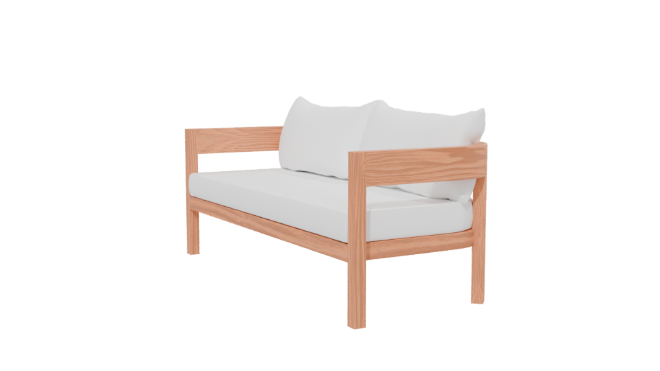 Modern Sofa 3D Model - Professional 3D Model Render 13